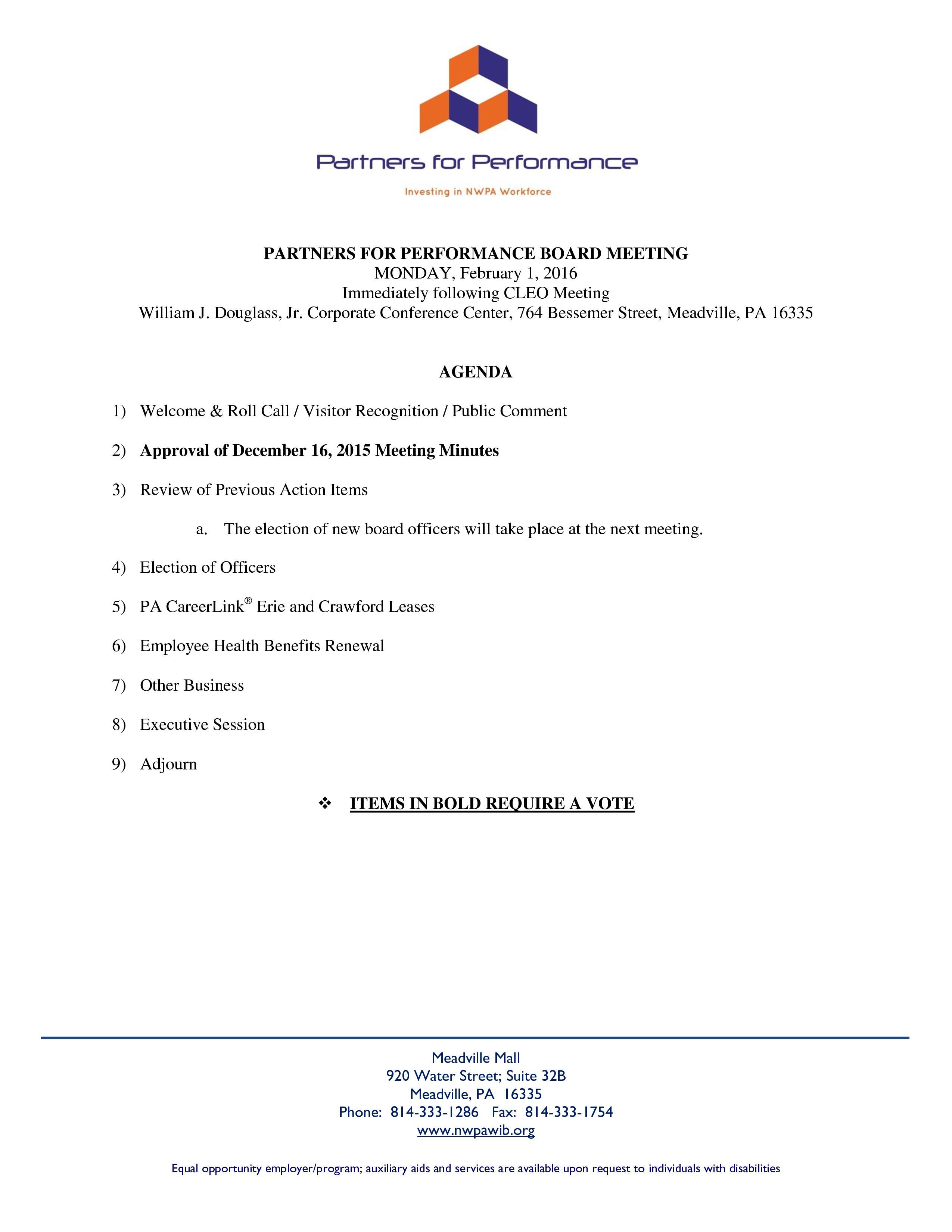 PFP Agenda 02-01-16